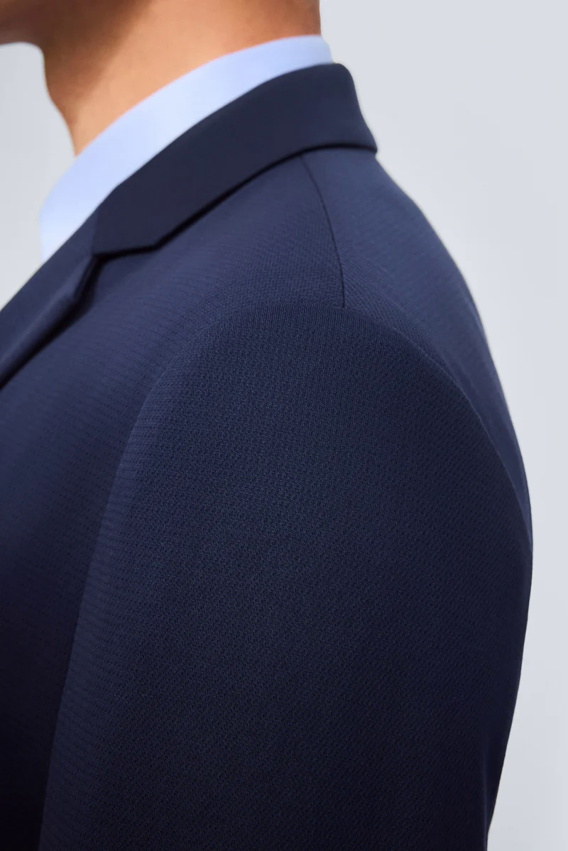 CottonSTRETCH Lightweight Knit Smart Blazer | Navy NNY096 CottonSTRETCH Lightweight Knit Smart Blazer | Navy NNY096