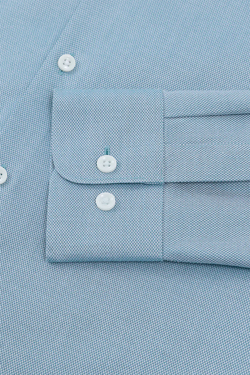 Waterless Dye Button-Down Smart Shirt | Indigo Blue 25239N Waterless Dye Button-Down Smart Shirt | Indigo Blue 25239N