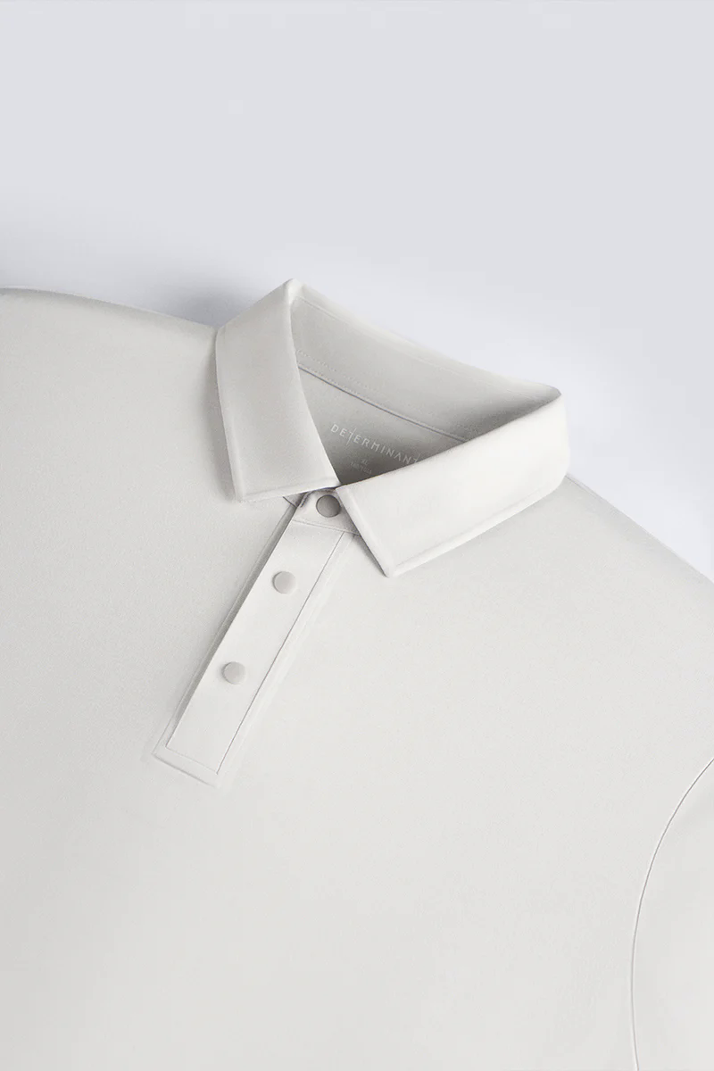 Softex Snap-Front Polo | Light Grey GYFL01 Softex Snap-Front Polo | Light Grey GYFL01