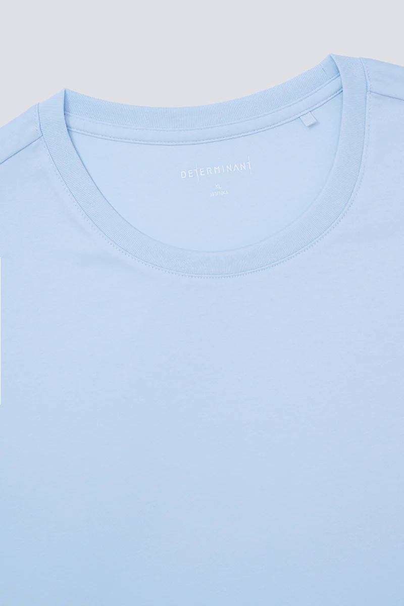 Softex Crew Neck T-Shirt | Light Blue BLFL01