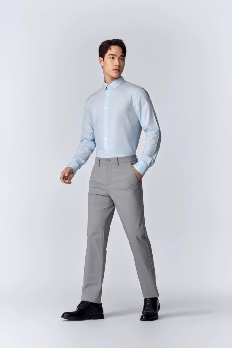 CottonSTRETCH Twill Dress Shirt | Blue 13140N CottonSTRETCH Twill Dress Shirt | Blue 13140N