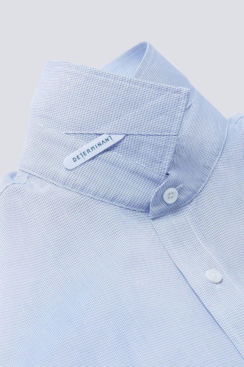 Wrinkle-Free Poplin Dress Shirt | Blue Check 16771N Wrinkle-Free Poplin Dress Shirt | Blue Check 16771N